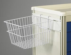 Wire Basket, Required LAB-1 Accessory Bar, 12" x 12' x 8", Classic & Preferred Cart (DROP SHIP ONLY)