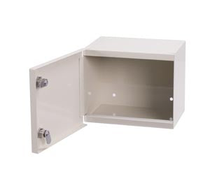 Single Door, Double Lock, 8_" x 6" x 7_", Beige (DROP SHIP ONLY)