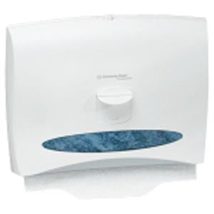 Windows Toilet Seat Cover Dispenser, Pearl White, 17.4" x 13.0" x 3.3", Plastic