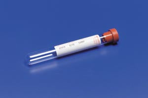 Standard Blood Collection Tube, 16 x 125, 15mL, Silicone Coated Stopper, 1000/cs (Continental US Only)