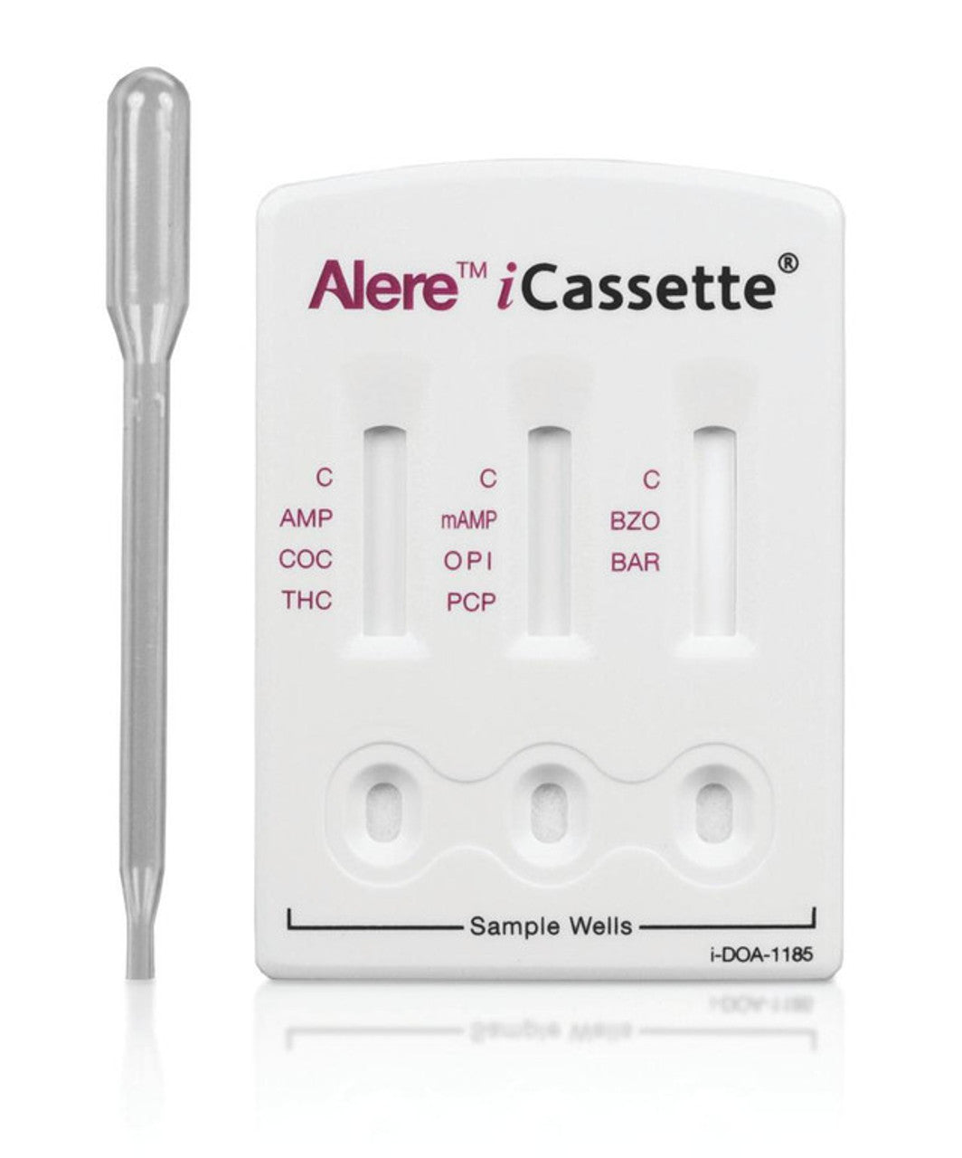 Drug Test, 8 Test Cassette, Cocaine, Marijuana, Opiate, Amphetamine, Methamphetamine, Phencyclidine, Benzodiazepine, Barbiturate, CLIA Waived, 25/bx (Minimum Expiry Lead is 90 days) (Result forms not included, please order 2430P or 2440P) (US Only)