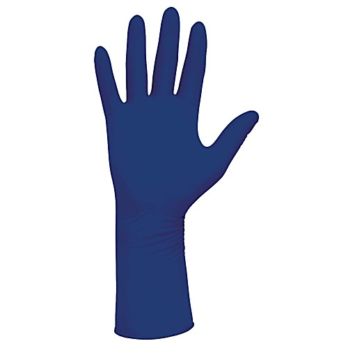 Halyard PUREZERO Marin-Extra Nitrile Glove, Standard, Blue, Small, 50/bx, 10 bx/cs