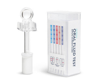 iScreen Oral Fluid Click Cube Test, for AMP50, BAR50, BUP5, BZO10, COC20, MDMA50, MET50, MTD30, OPI40, OXY20, THC40, 25/bx (Intended for Employment and Insurance Testing ONLY - NOT FOR CLINICAL USE) (US Only)