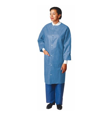 Jacket, Warm-Up, SMS, Knit Collar & Cuff, Periwinkle, Large, 30/cs