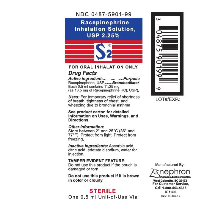 Asthmanefrin Asthma Medication Ampule Refill, Racepinephrine, 30 ct/bx (Rx) (US Only, Excluding IN and ND)  (Item is Short-Dated & Non-Returnable) (Restricted Access; contact your NDC Sales Rep for more details)