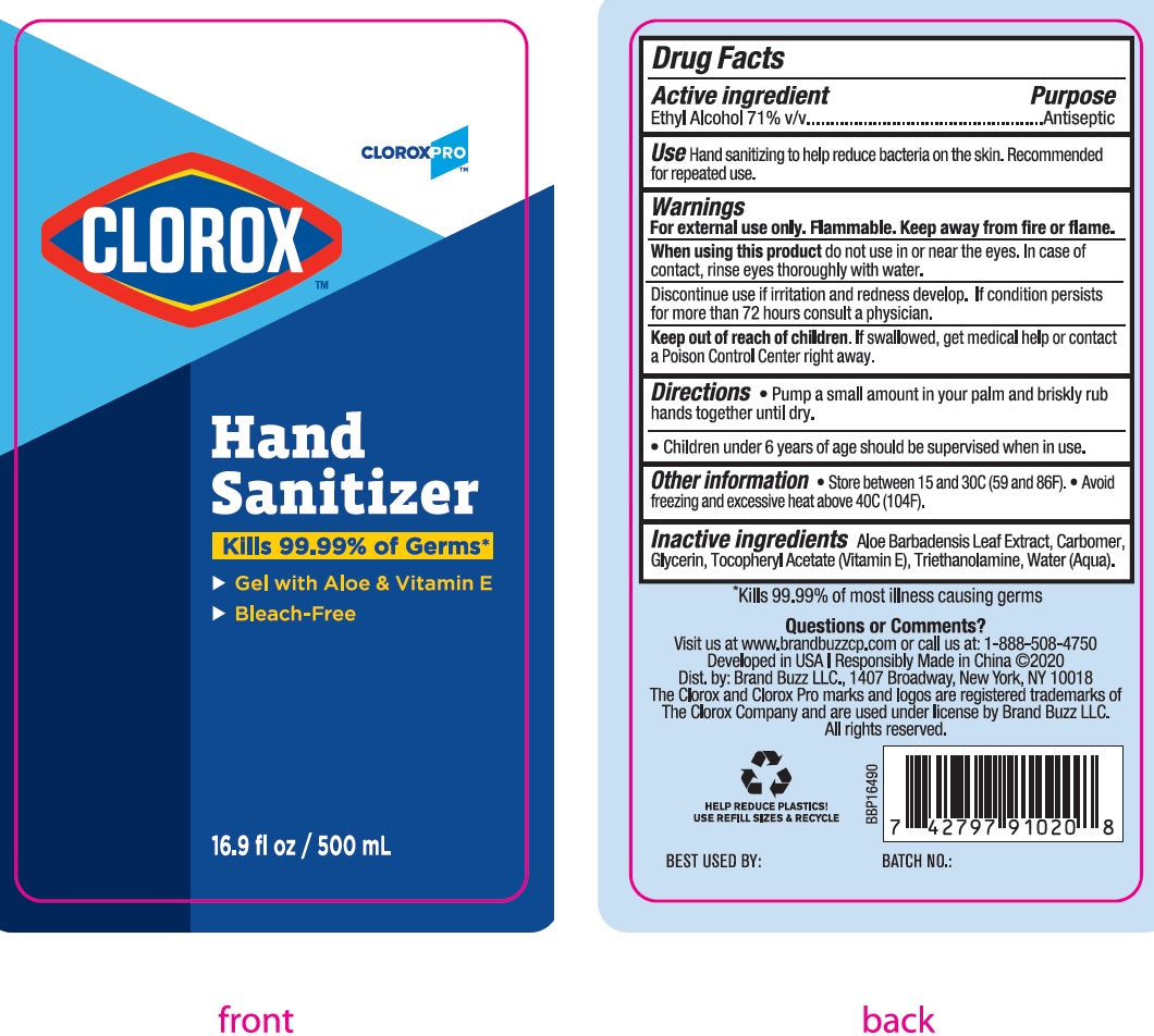 Hand Sanitizer, Gel, with Pump, 500ml, 12/cs