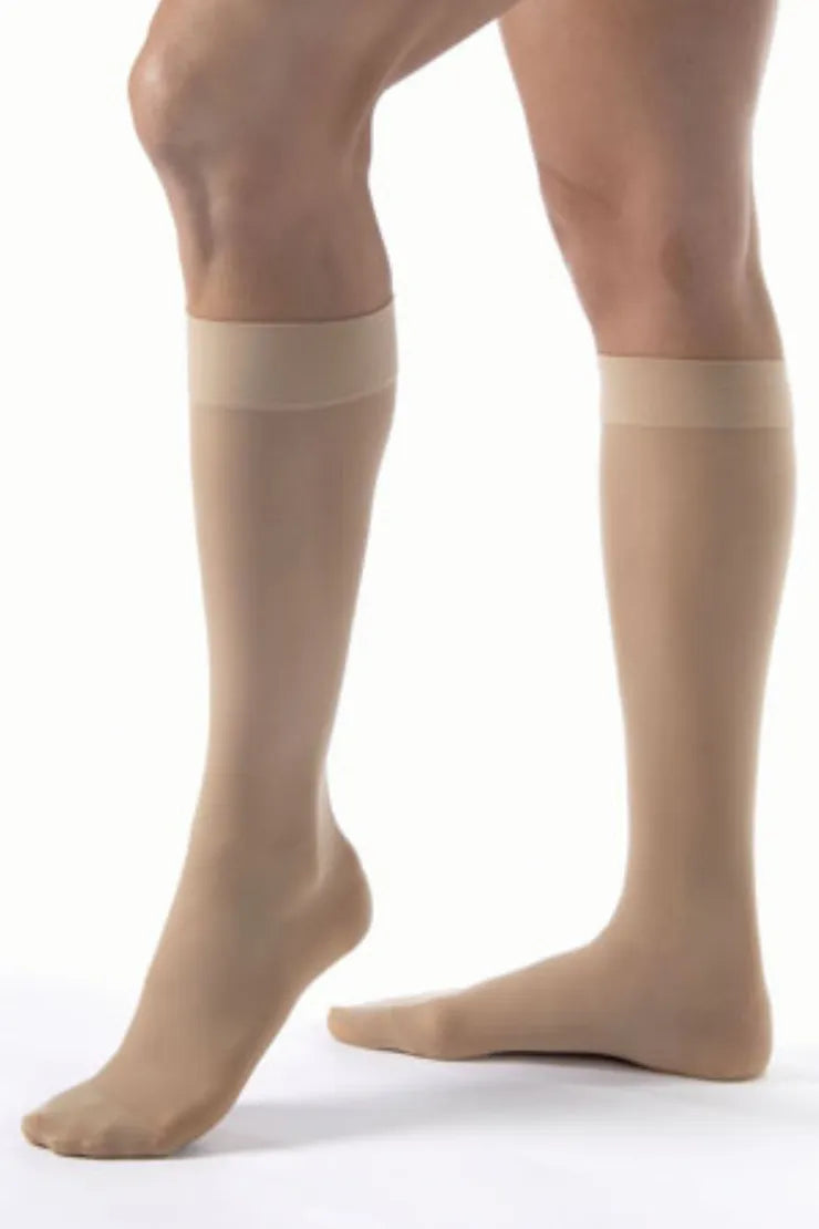 Compression Stocking, Knee High, 20-30 mmHG, Closed Toe, Midnight Navy, Small (Continental US Only)