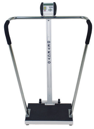 Bariatric Scale, Portable, Digital Height Rod, 600 lb x .2 lb / 270kg x .1 kg, 18" x 14" Platform (DROP SHIP ONLY)