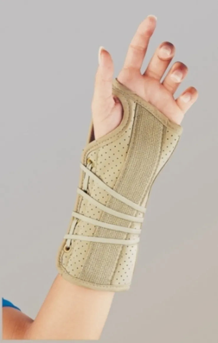 Actimove Wrist Brace, Suede Right, Beige, Medium (Continental US Only)
