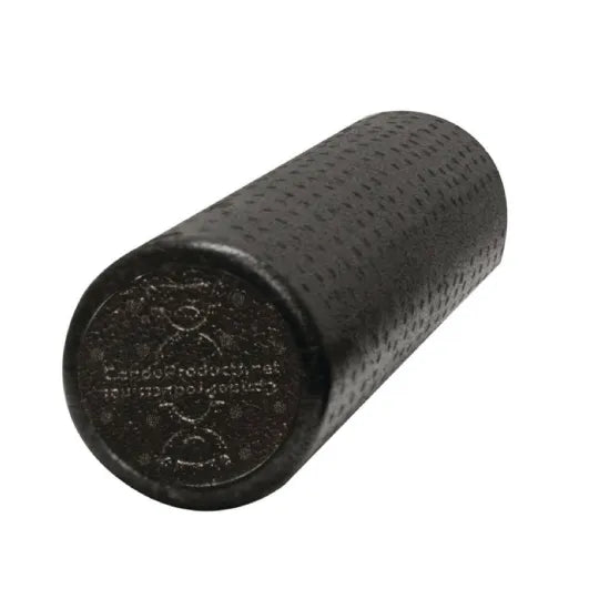 Cando Foam Roll, Half-Round, 6" x 12", Black (US Only)