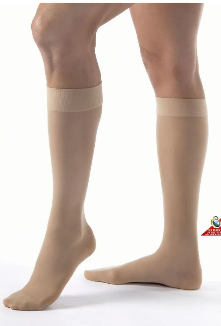 Compression Stocking, Knee High, 15-20 mmHG, Closed Toe, Midnight Navy, Medium (Continental US Only)