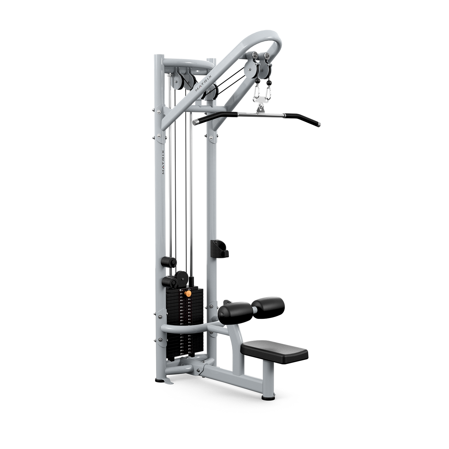 Matrix Aura Lat Pulldown. (DELIVERY SITE SURVEY REQUIRED) Sales into Medical markets in U.S. only (active aging, indep. living, hospital affil., PT, Chiro, Asst. Living, LTC). No sales into Fitness markets (DROP SHIP ONLY)