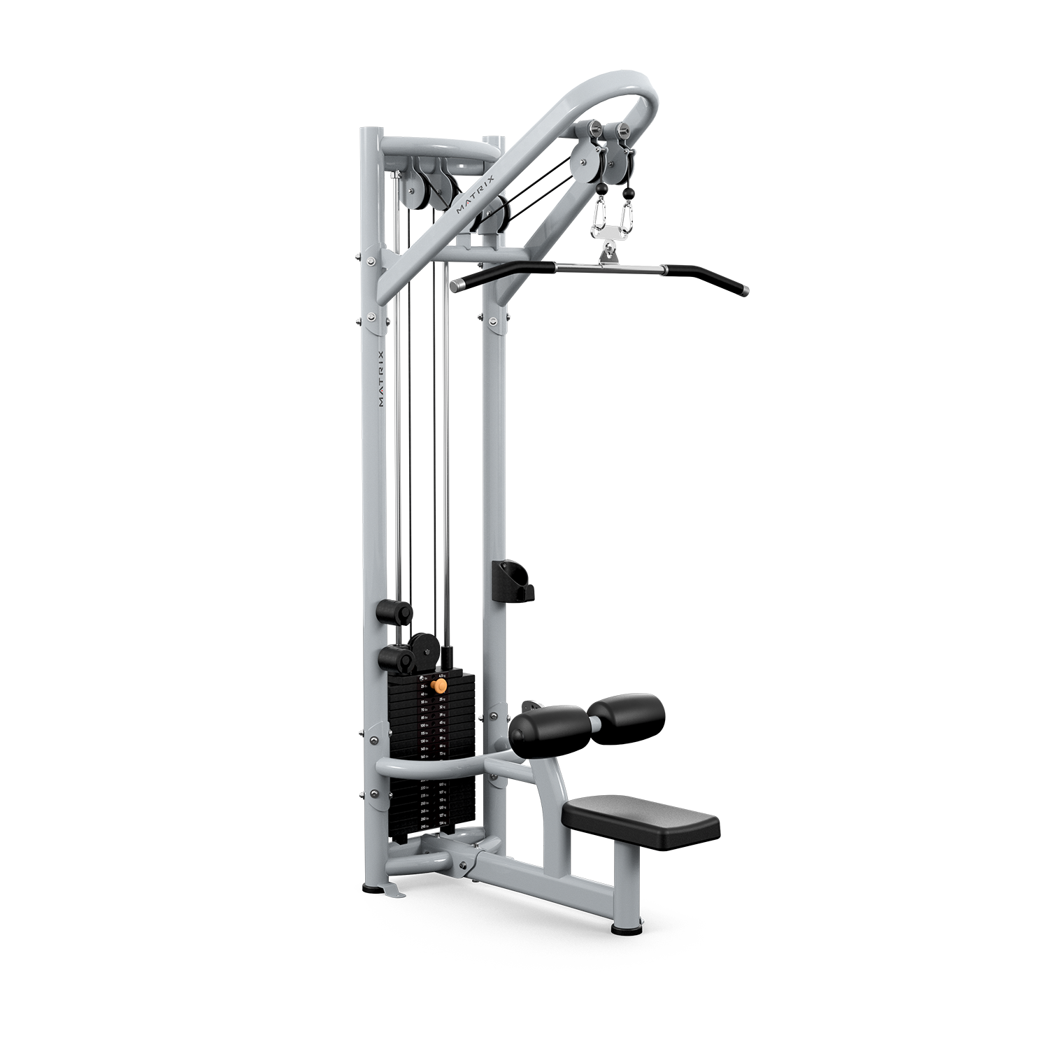 Matrix Aura Lat Pulldown. (DELIVERY SITE SURVEY REQUIRED) Sales into Medical markets in U.S. only (active aging, indep. living, hospital affil., PT, Chiro, Asst. Living, LTC). No sales into Fitness markets (DROP SHIP ONLY)