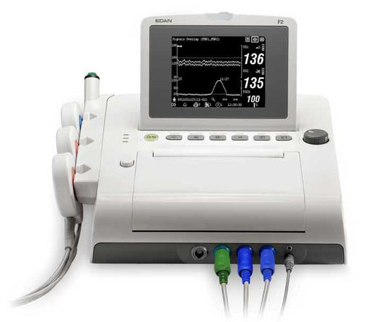 Edan F2 Fetal Monitor, w/5.6" LCD Screen & Twin Monitoring ready