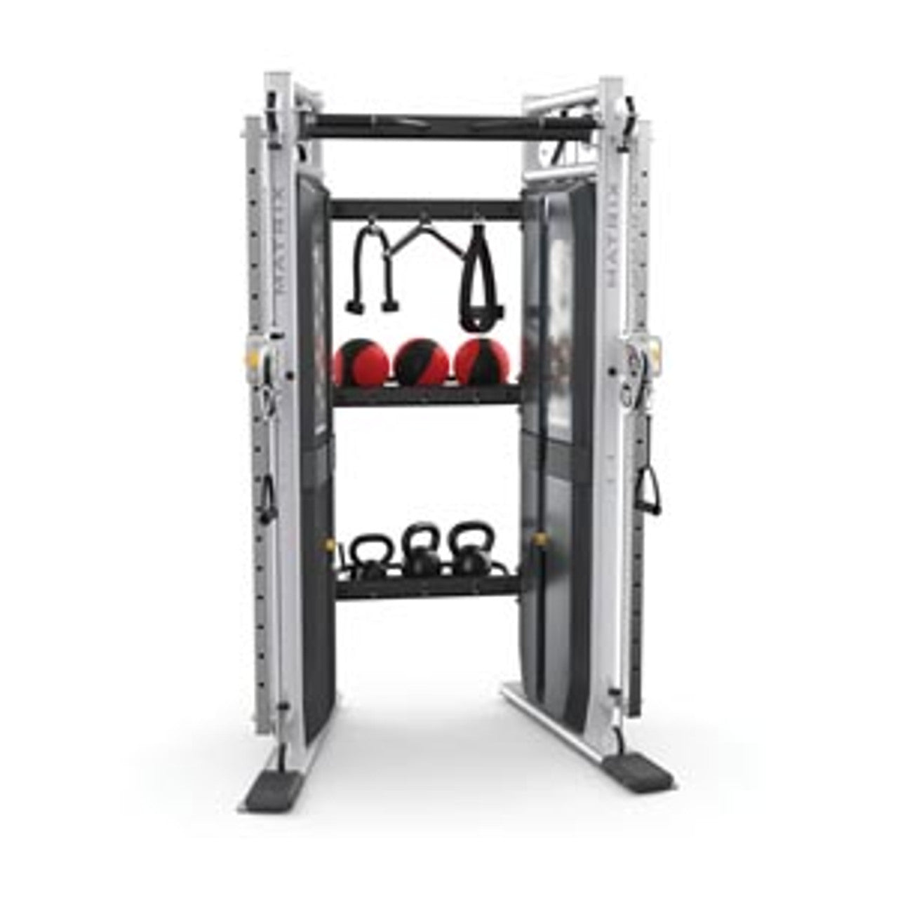 Functional Trainer STD with 18" Storage Rack (DELIVERY SITE SURVEY REQUIRED) Sales into Medical markets in U.S. only (active aging, indep. living, hospital affil., PT, Chiro, Asst. Living, LTC). No sales into Fitness markets (DROP SHIP ONLY)