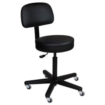 Flexion Stool, 19"L x 12"W x 12" - 18"H, Black (DROP SHIP ONLY) (US Only)