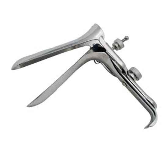 Cusco Vaginal Speculum, Lateral Screw, Large, 3-3/4"x1-3/8" Blades, Angled, Blunt, Smooth, Stainless Steal, Reusable, Non-Sterile, Latex-Free Premium OR-Grade (DROP SHIP ONLY)