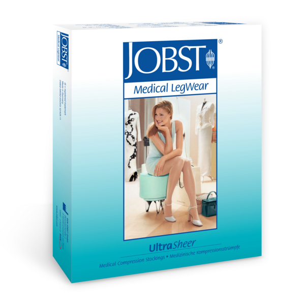 Compression Stocking, Knee High, 15-20 mmHG, Closed Toe, Diamond, Classic Black, Small (Continental US Only)