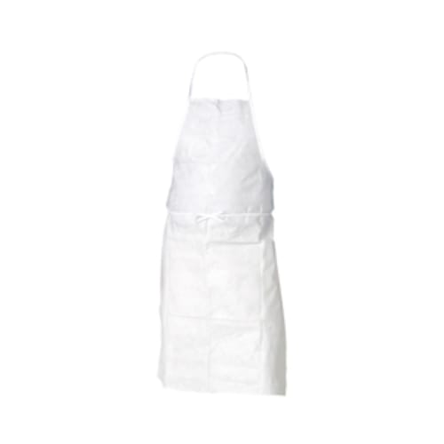 KleenGuard A20 Breathable Particle Protection Apron, Universal Size, Tie Back, White, 10/bg, 10 bg/cs