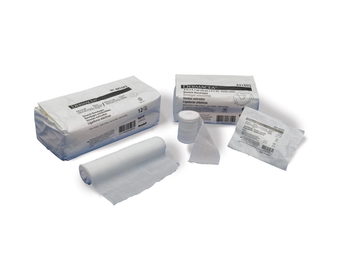 Stretch Bandage, 6" x 12ft, Non-Sterile, 48/cs (Continental US Only)