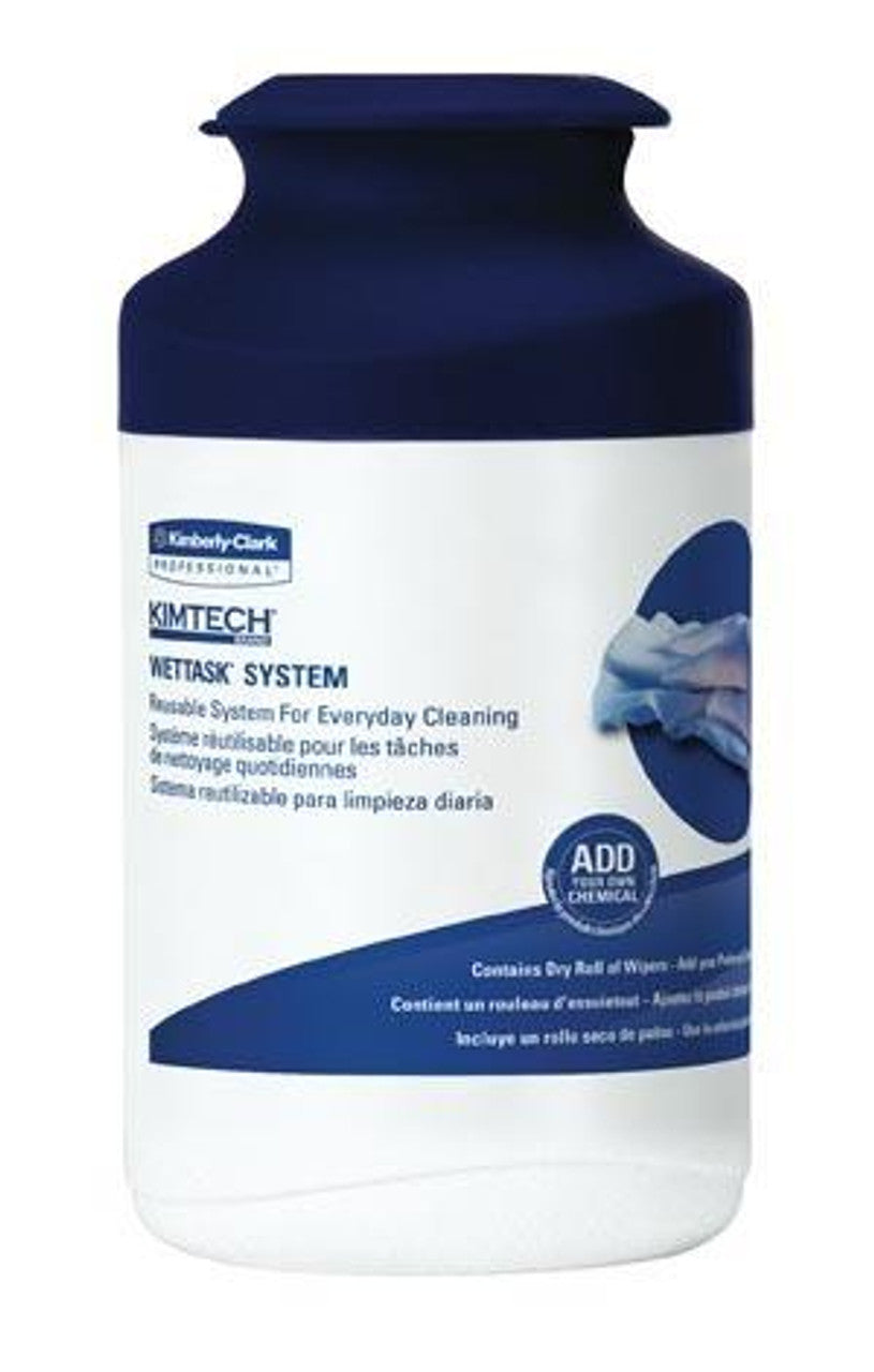 WypAll PowerClean WetTask Wipers for Disinfectants, Sanitizers and Solvents, Center-Pull Roll, White, Refill Only, 250 sheet/rl, 6 rl/cs (Products cannot be sold on Amazon.com or any other 3rd party site) (US Only)