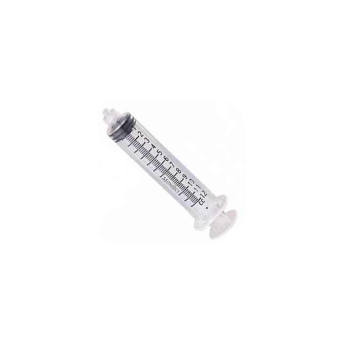 Syringe, 12mL, Luer Lock Tip, 80/bx, 6 bx/cs