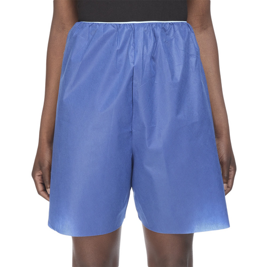 Exam Shorts McKesson Medium Blue SMS Adult Disposable, 25/bg (16-1101)