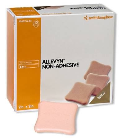 Foam Dressing, 2" x 2", 10/pkg, 6 pkg/cs (US Only) (PART NUMBR CHANGE COMING (To Be DISCONTINUED)