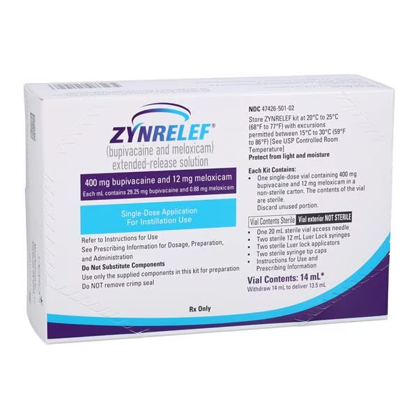 Zynrelef Extended-Release Injection 400mg/12mg Kit Each (47426050102)