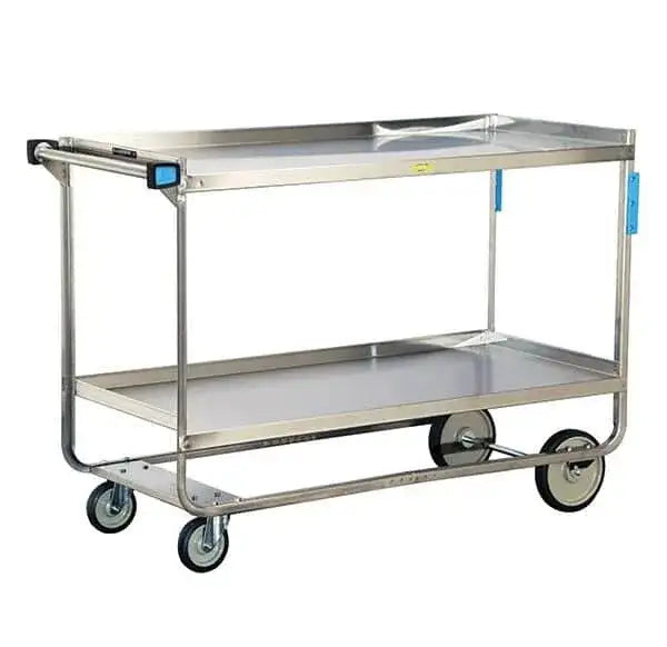 Heavy Duty Cart, 2 Shelves, 22 3/8"W x 54 5/8"L x 37"H, 21" x 49" Shelf, 21" Clearance (DROP SHIP ONLY)