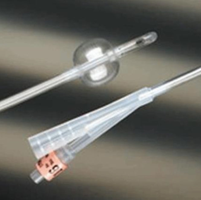 Lubri-Sil Foley Catheter, 8FR, 3cc, Slippery, 2-Way, Pediatric Length, 12/cs (US Only)