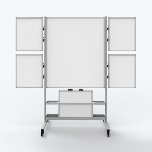Collaboration Station, Mobile Whiteboard, 82.25"W x 23.7"D x 76.4"H