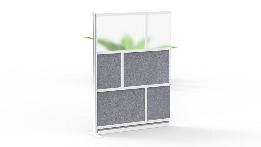 Room Divider Wall System, Add-On Wall, 53" x 70" (DROP SHIP ONLY)