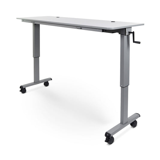 Flip-Top Table, Adjustable, Crank Handle, 71"W x 23.6"D x 30"-45.25"H, Weight Capacity 150 lbs. (DROP SHIP ONLY)
