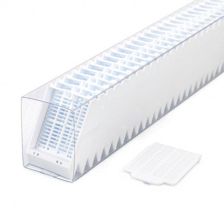 Histosette II Cassettes in Quickload Sleeves, Tissue, White, (cassettes and lids packaged separately), 750/cs