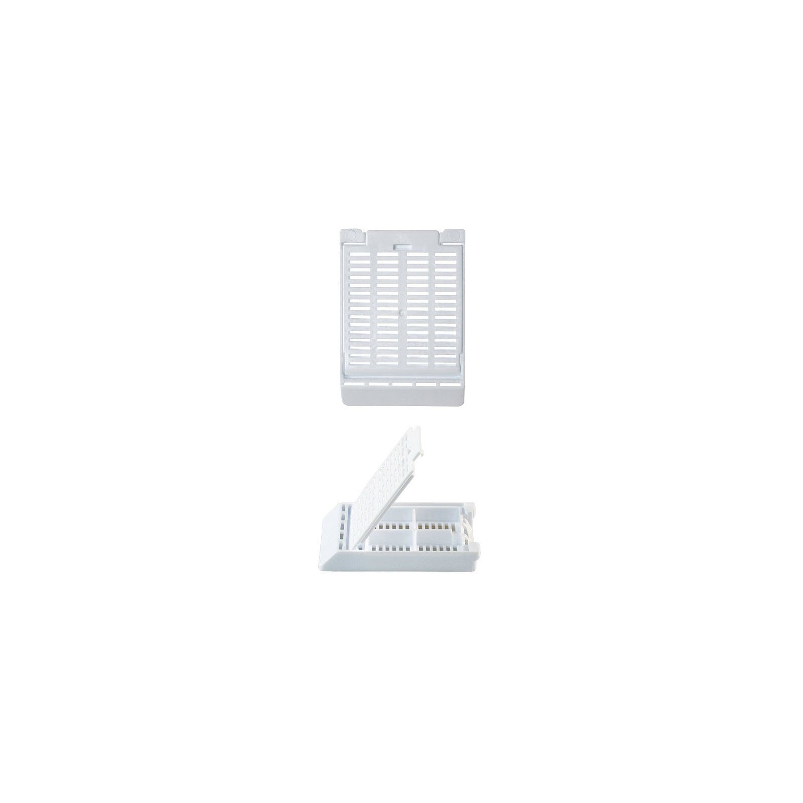 Slimsette Tissue Cassette, 4-Compartment, 45 Angle, Acetal, Fluo Pink, 500/bx, 3 bx/cs