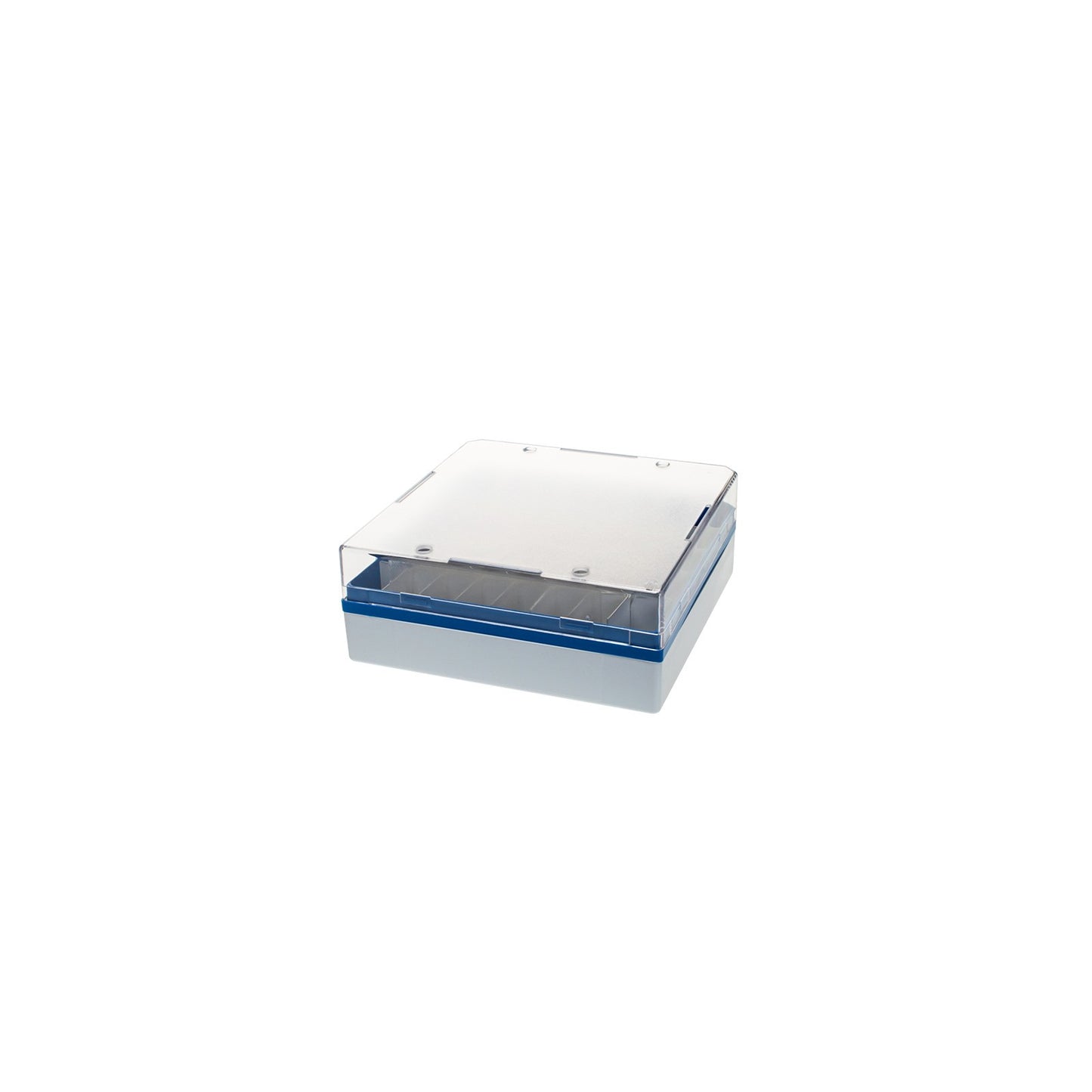CroySette Frozen Tissue Storage Boxes, 41 Places, Autoclavable at 120 degrees celcius, Blue, 10/cs