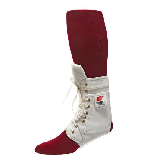 Ankle Support, Padded Tongue without Stabilizers, XX-Large, White