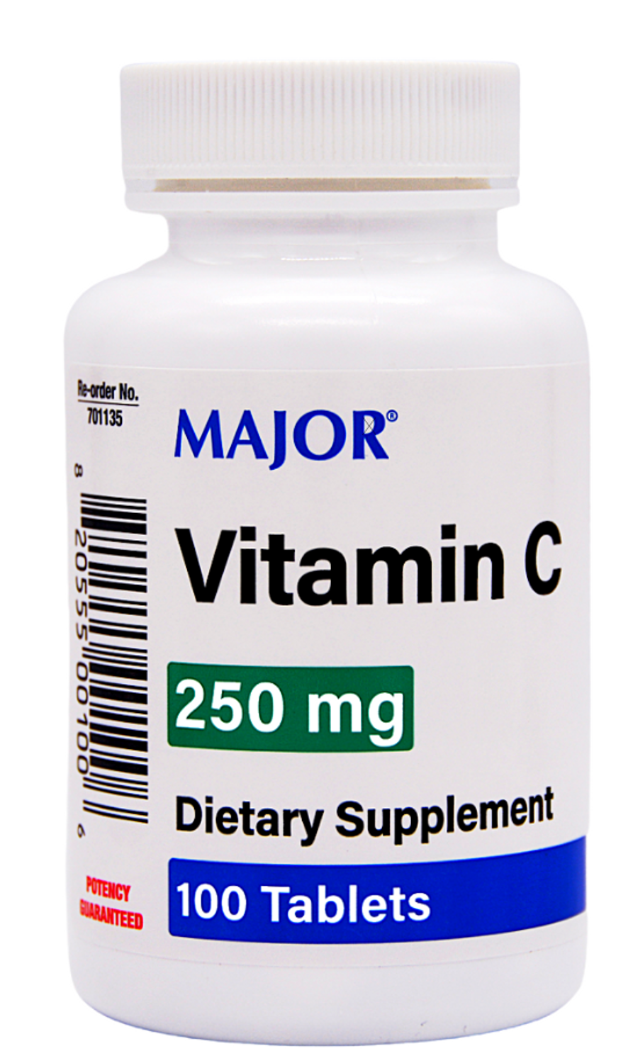 Vitamin C, 250mg, Tablet, 100S, NDC #20555-0001-00, 24/cs (US Only)