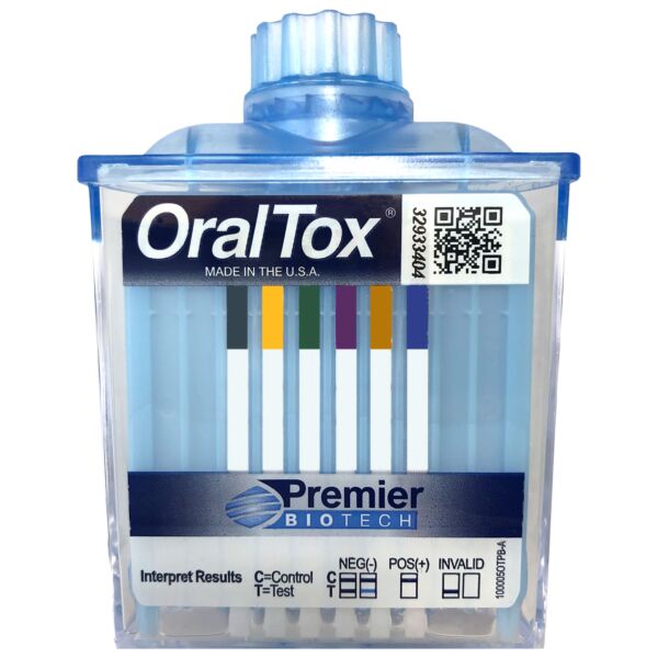 OralTox Drugs of Abuse Test, 5-Panel: AMP (Amphetamines),COC (Cocaine),OPI (Opiates),PCP (Phencyclidine),THC (Marijuana), 25/cs (US Only)