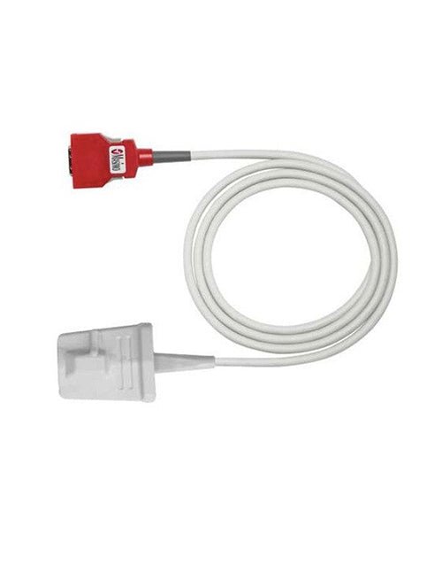 Red DBI-dc8, Adult, Soft, Reusable Direct Connect SpO2 Sensor, 8ft Cable, Non-Sterile, 1 ea/bx (Rx) (Continental US & Puerto Rico Only)
