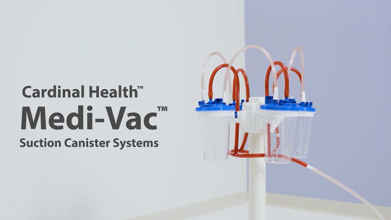 Medi-Vac Flex Advantage Standard Suction Canister Kit, 1500 cc Liner, 1/4" 6 ft Tubing, 50/cs (Continental US Only)