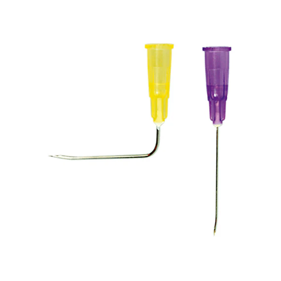 Needle, Straight, Plastic Hub, 19G x 1", 12/bx (US Only)