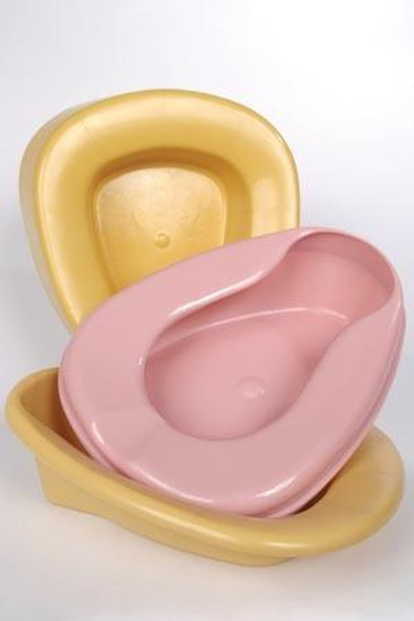 Commode Stackable Bedpan, Turquoise, 50/cs