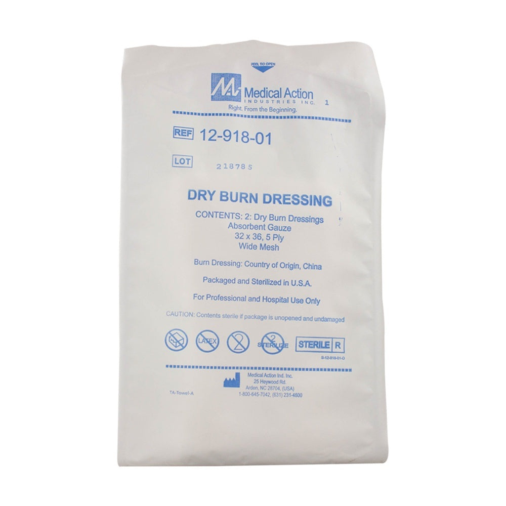 Burn Dressing, Rolled, 32" x 36", 5-Ply, 20/cs