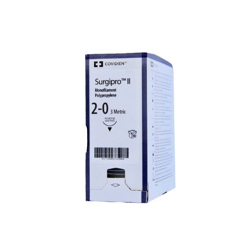 Suture, Reverse Cutting, Size 4-0, Blue, 18", Needle C-14, 3/8 Circle, 3 dz/bx (Continental US Only)