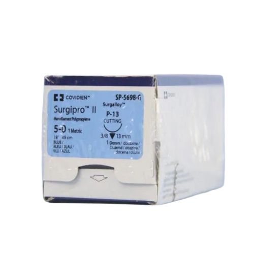 Suture, Reverse Cutting, Size 4-0, Blue, 30", Needle C-12, 3/8 Circle, 3 dz/bx (Continental US Only)