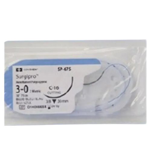 Suture, Reverse Cutting, Size 4-0, Blue, 30", Needle C-16, 3/8 Circle, 3 dz/bx (Continental US Only)
