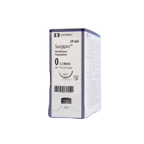 Suture, Taper Point, Size 0, Blue, 30", Needle GS-21, _ Circle, 3 dz/bx (Continental US Only)