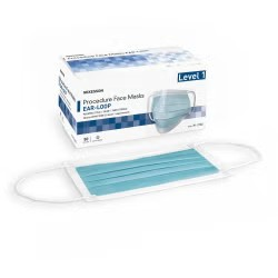 Procedure Mask McKesson ASTM Level 1 Earloops One Size Fits Most (91-2102)